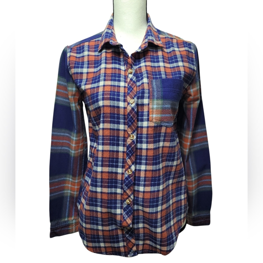 BDG Urban Outfitters Multi Plaid Flannel Shirt